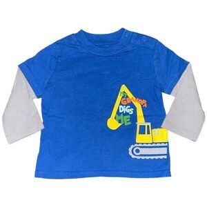 🔥 5 for $30 🔥 Circo Boys “My Grandpa Digs Me” Long Sleeve Shirt | 9M